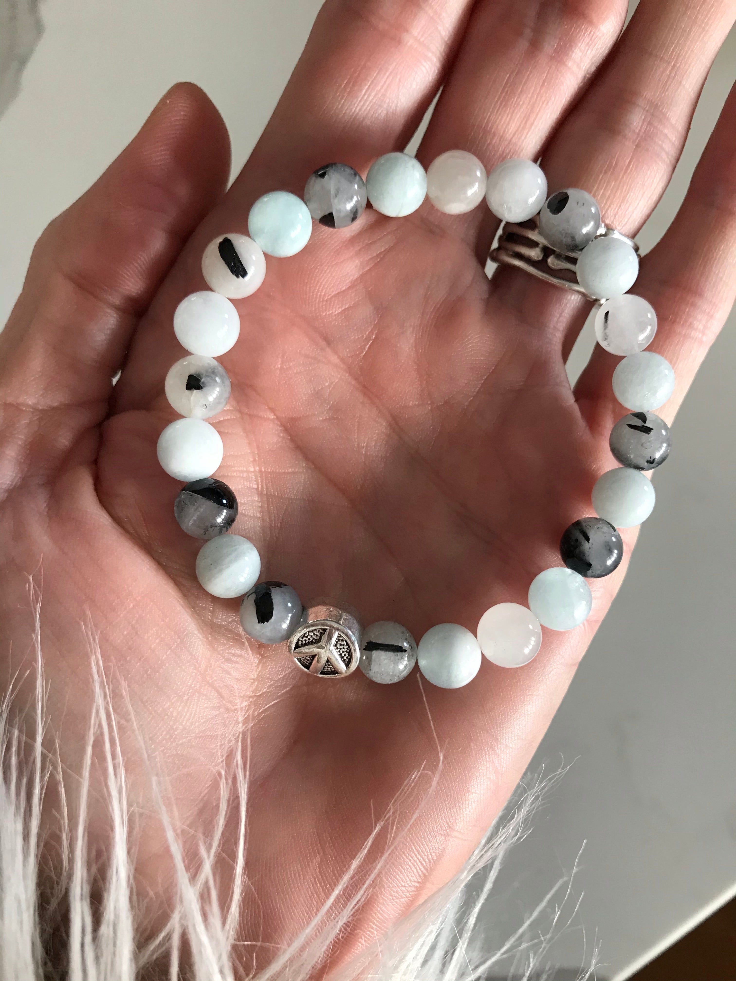 Buy Stress and Anxiety Healing Bracelet Natural Gemstones Mental Health and  Wellness Calming Soothing Relaxation Protection Bracelet Crystals Online in  India - Etsy